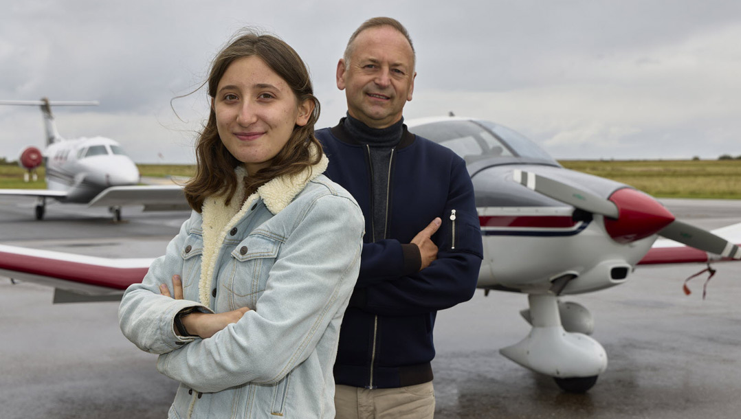 Une jeune pilote de 18 ans décroche son PPL avec Ducavia à Nancy
